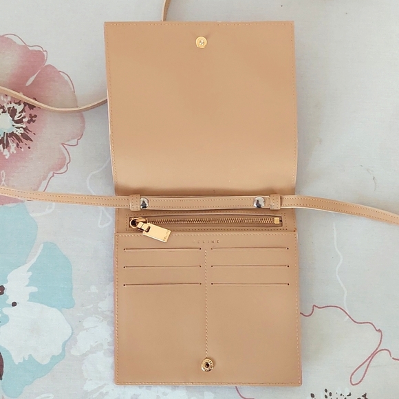 Vintage celine pink suede leather wallet - Picture 8 of 14